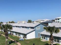 Island Dunes is a Townhouse Condominium complex with two bedroom and three bedroom units. The master bedroom and master bath are upstairs and the second bedroom usually has twin beds and the living rooms have queen size sleeper sofas
The three bedroom apartments are located on the second and third floor and have a queen or full size bed in the second bedroom and twins in the third bedroom.
All units have a full size kitchen that is fully equipped with everything except for your favorite omelet pan! You should also plan to bring your own beach towels as those supplied are not suitable for the beach. Each unit also has its own washer and dryer for your daily washing needs along with a telephone, television, VCR, microwave and many units have sound systems.